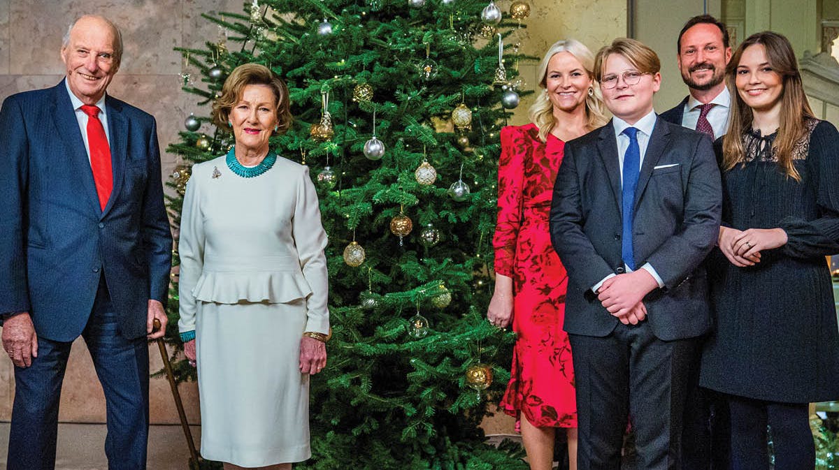 Den norske kongefamilie.&nbsp;