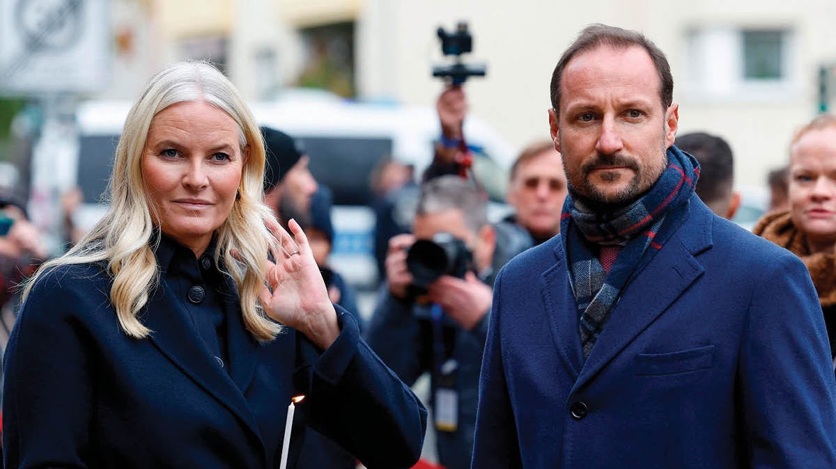 Kronprinsesse Mette-Marit og kronprins Haakon. 