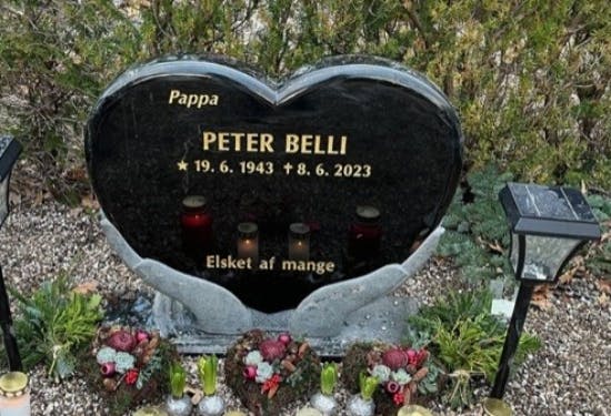 Peter Bellis gravsten.