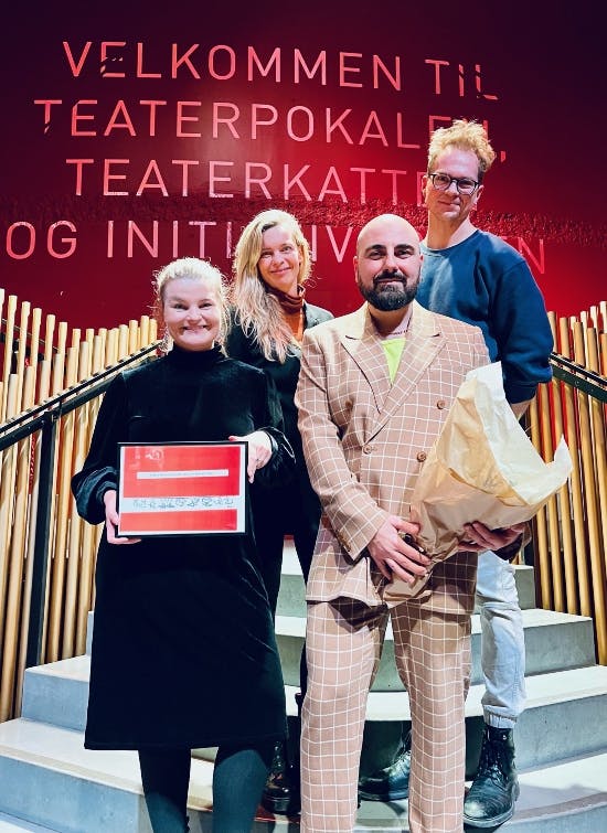 Repræsentanter fra Blaagaard Teater.