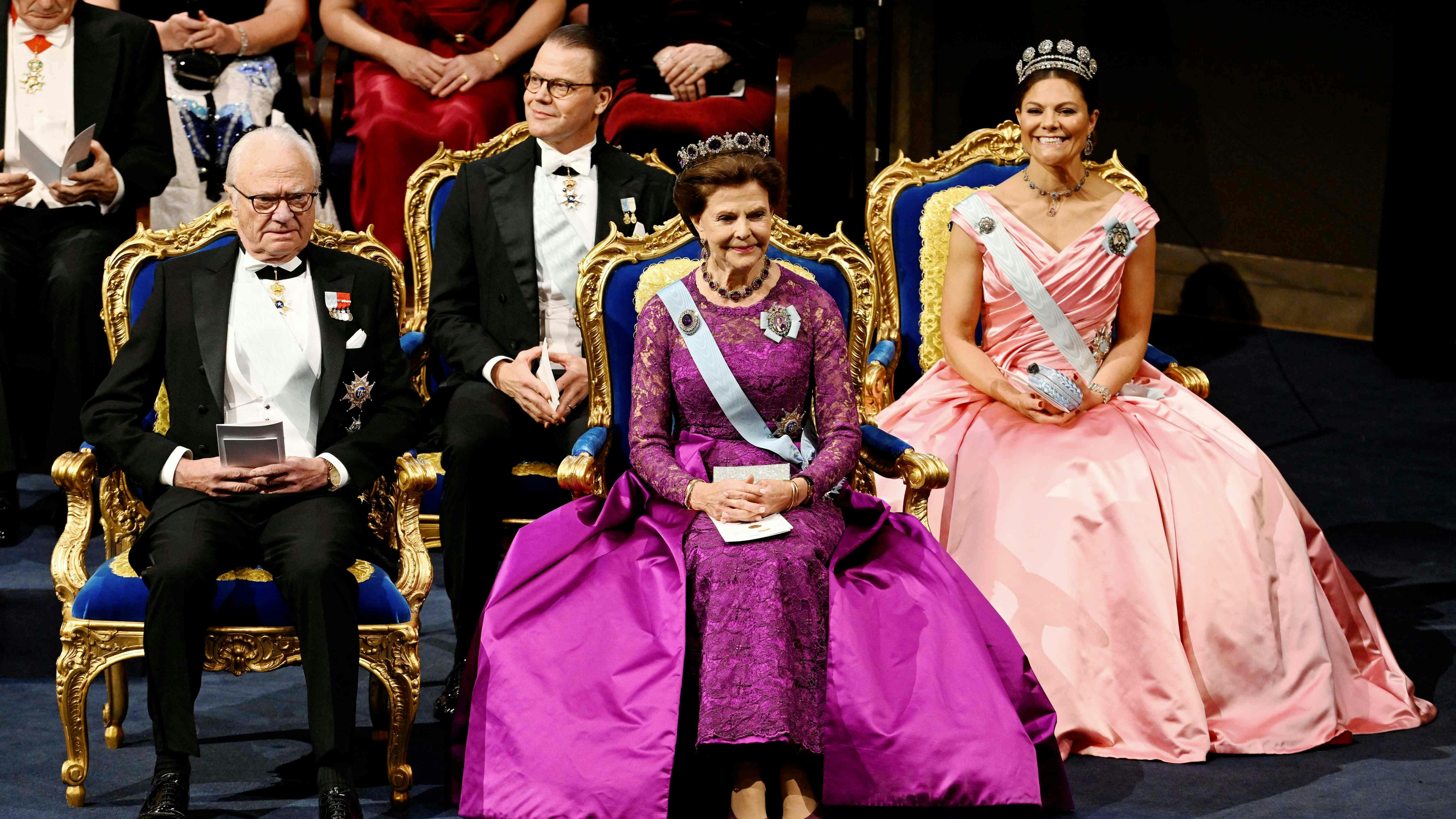 De mest spektakulære kongelige Nobelkjoler