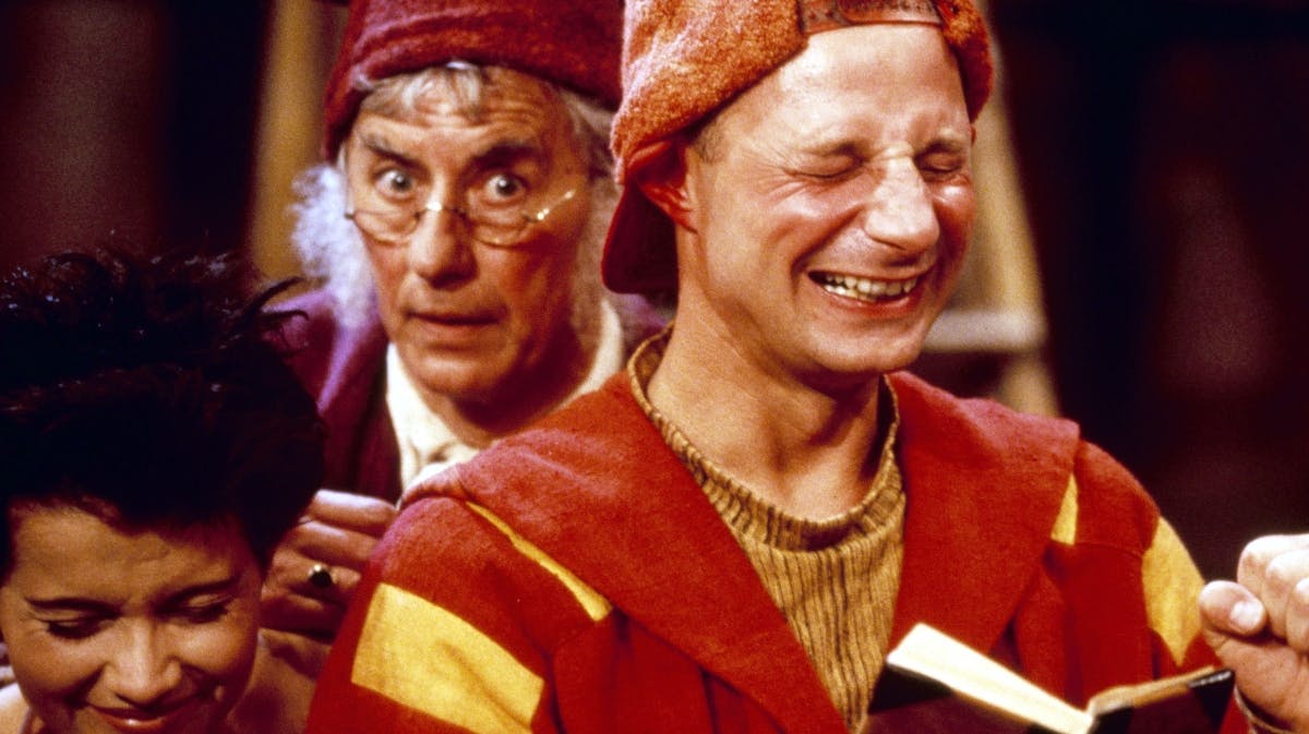 Freja, Guttenborg og Pyrus i "Alletiders Jul". 