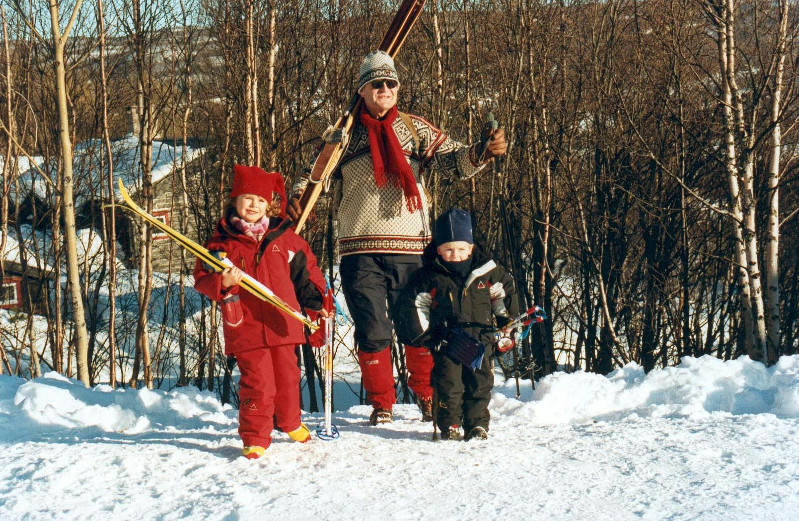 Peter Gantzler i "Min søsters børn i sneen".