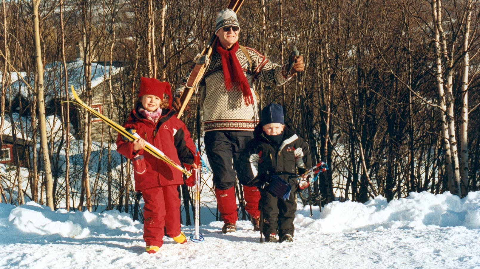 Peter Gantzler i "Min søsters børn i sneen".