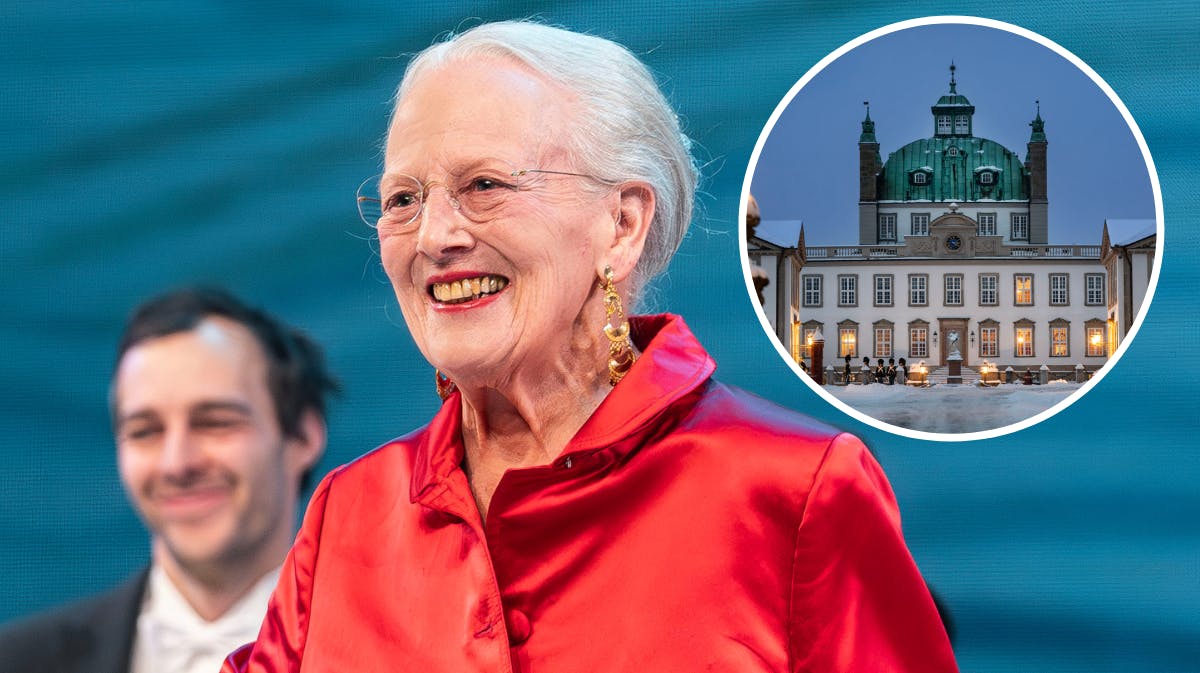 Dronning Margrethe. Indsat foto: Fredensborg Slot. 