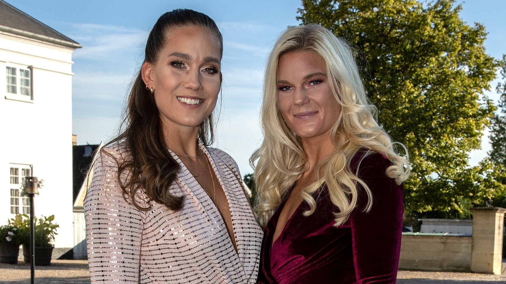 Cathrine og Rasmine Laudrup-Dufour.