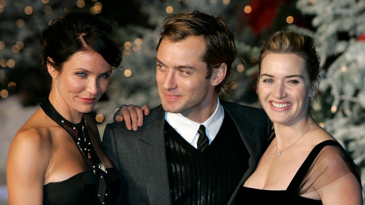 Cameron Diaz, Jude Law og Kate Winslet.