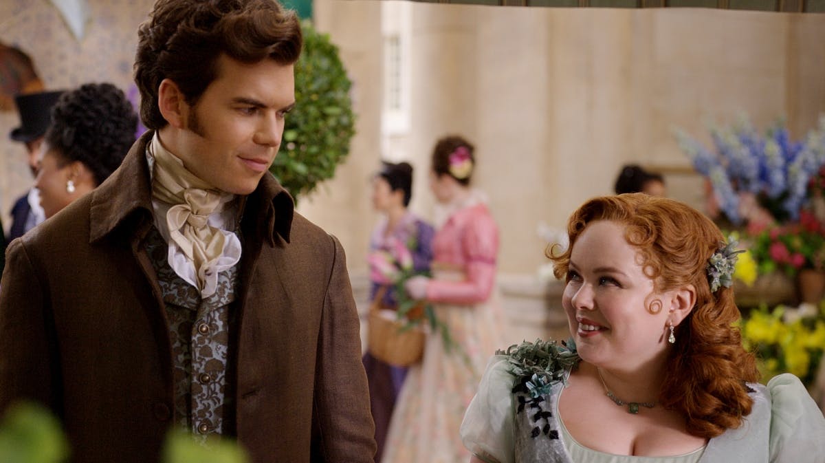 Colin Bridgerton og Penelope Featherington