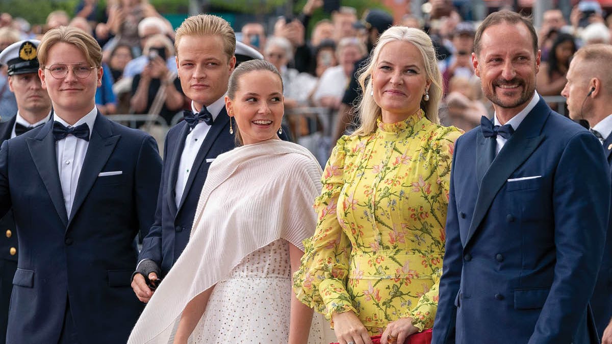 Den norske kronprinsfamilie.