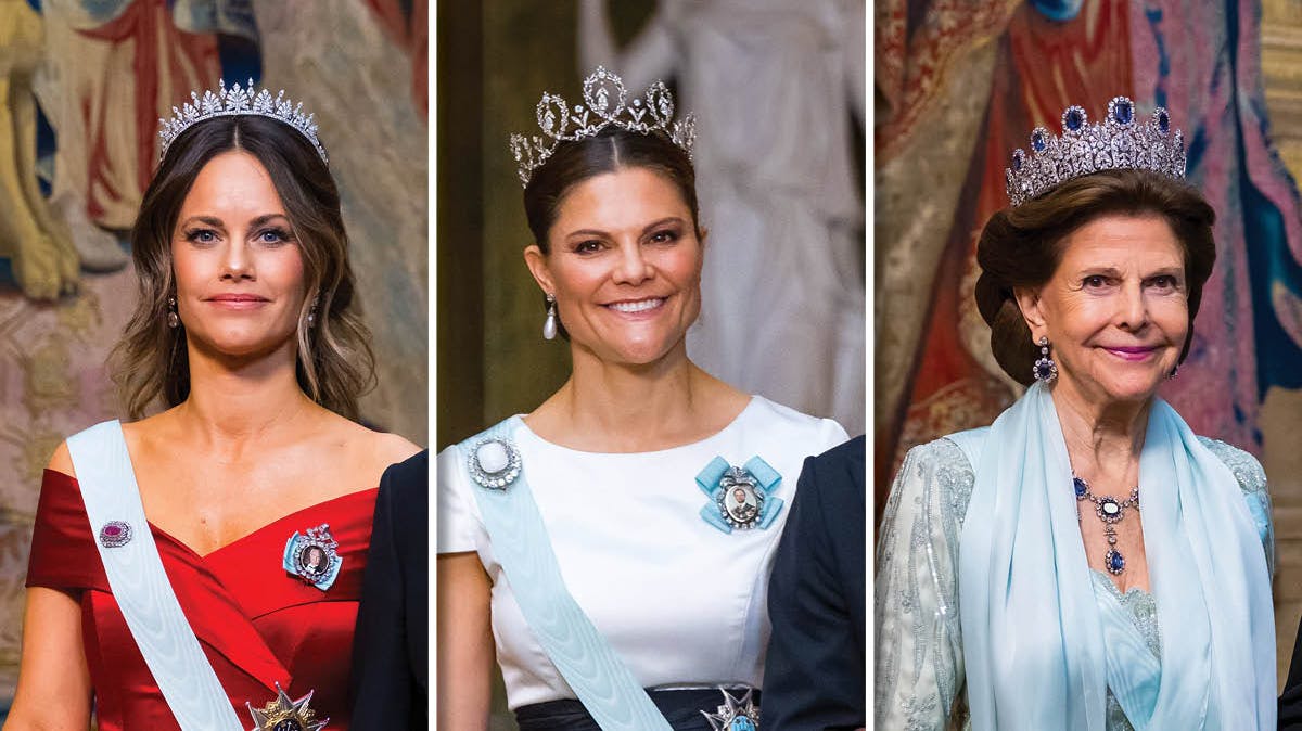 Kronprinsesse Victoria, prinsesse Sofia og dronning Silvia