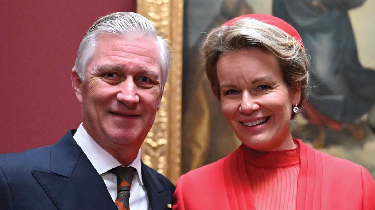 Kong Philippe og dronning Mathilde.