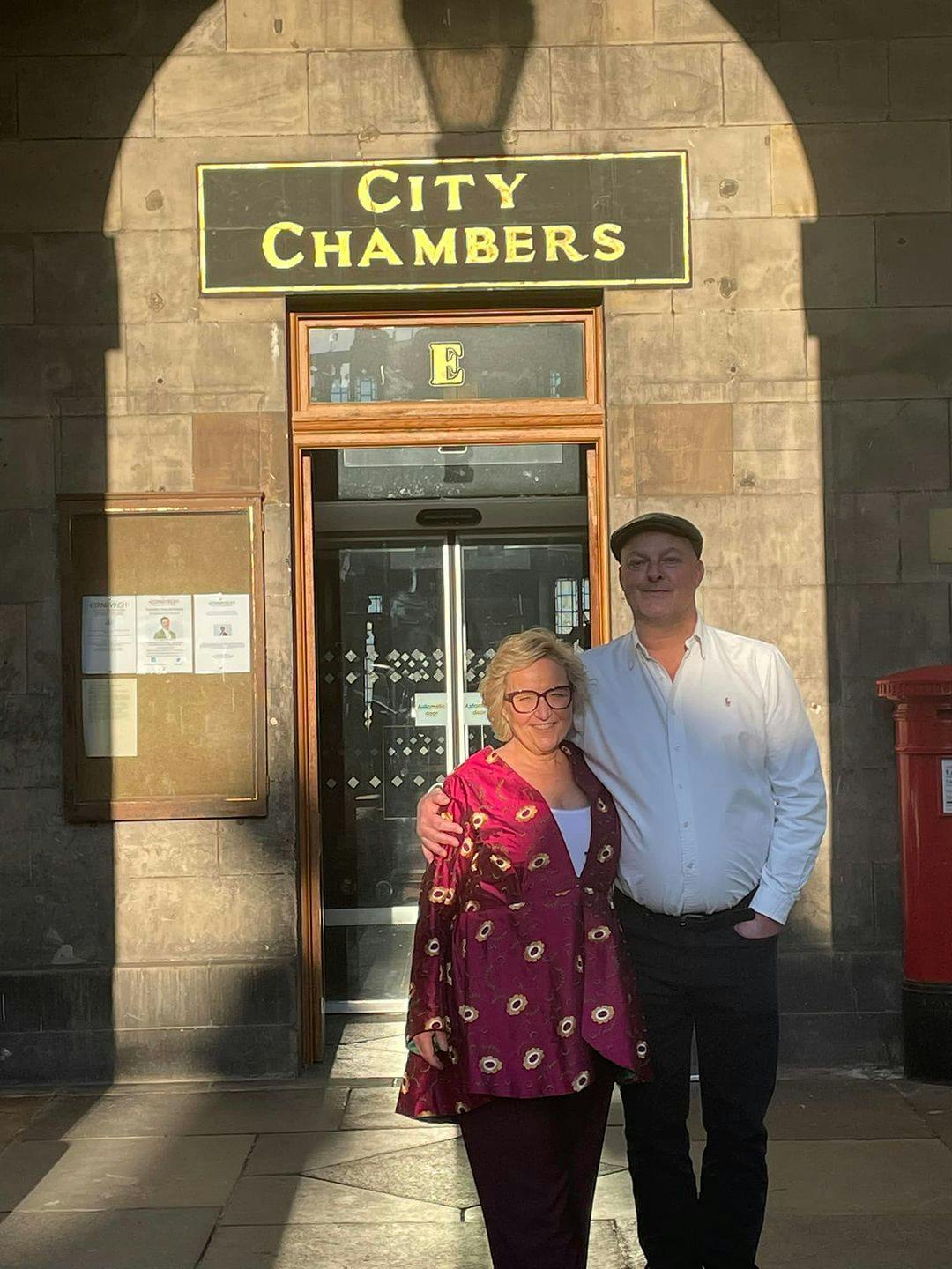 Tine Gøtzsche er blevet gift i Skotland. BILLED-BLADET har fået tilladelse til at bruge billedet.