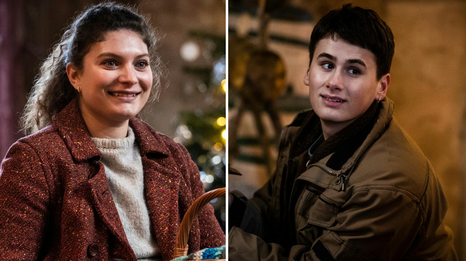 Solveig og Theis i "Valdes jul". 