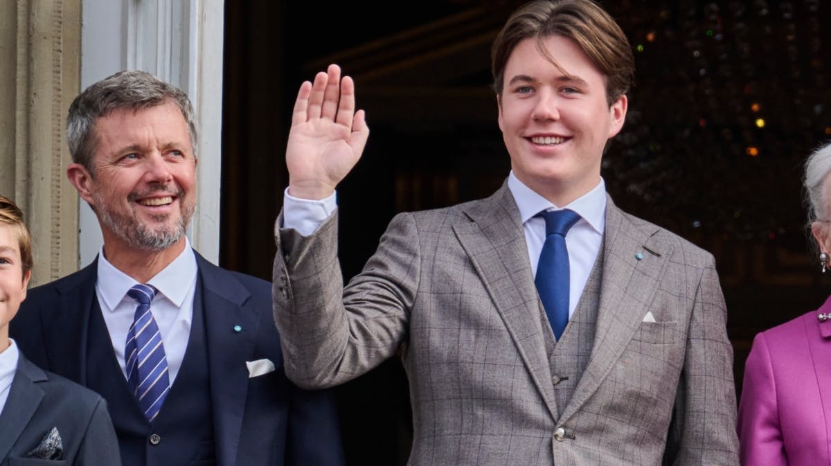 Kronprins Frederik og prins Christian
