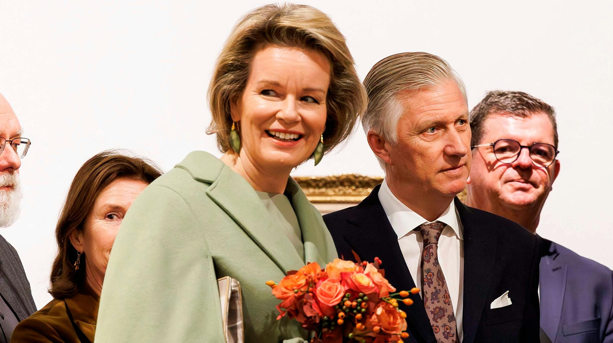 Dronnning Mathilde og kong Philippe.