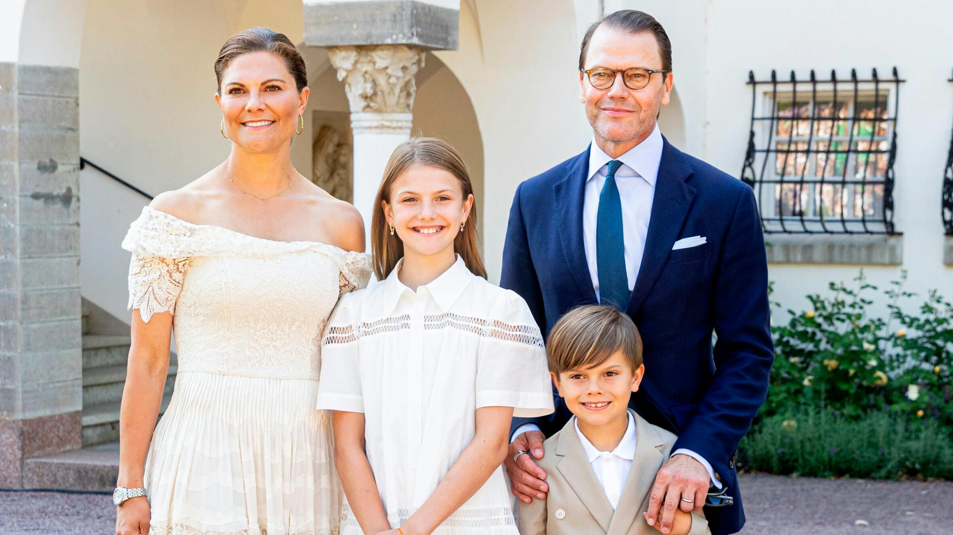 Den svenske kronprinsesse familie.