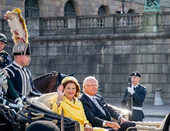 Kong Carl Custaf og dronning Silvia.