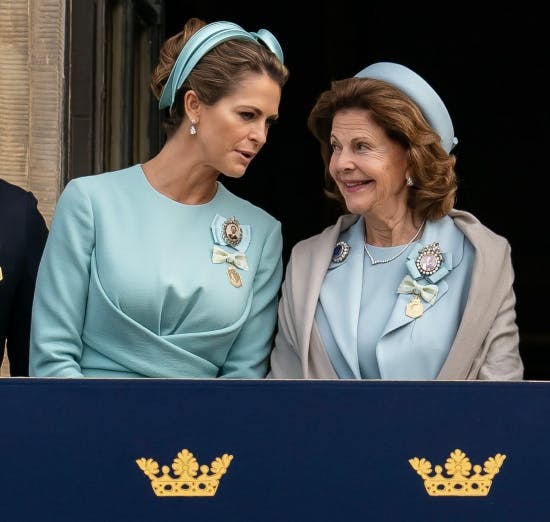 Prinsesse Madeleine og dronning Silvia.