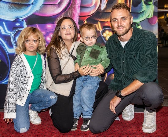 Nalina, Karina, Noor og Kasper.