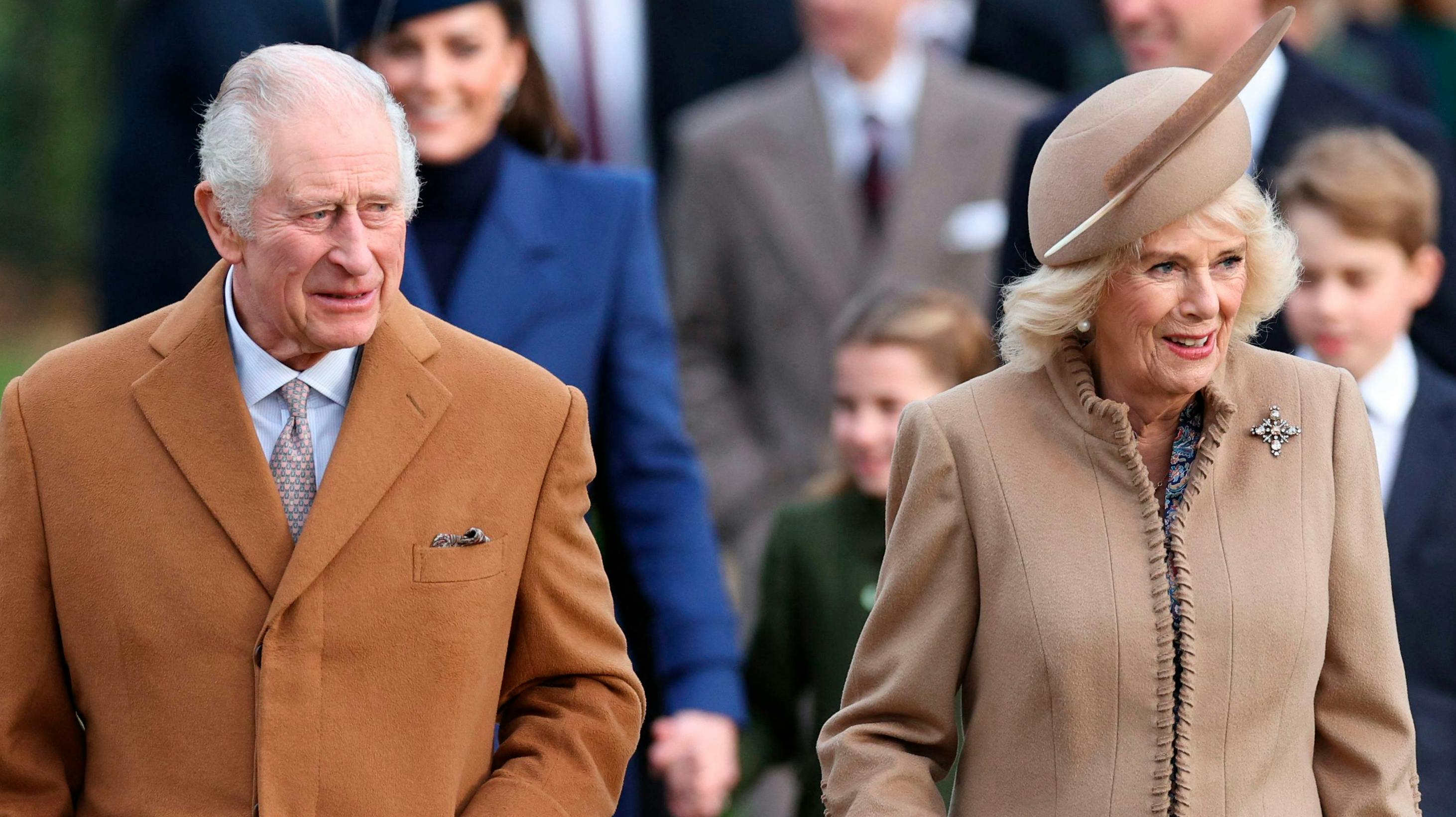 Kong Charles og dronning Camilla. 