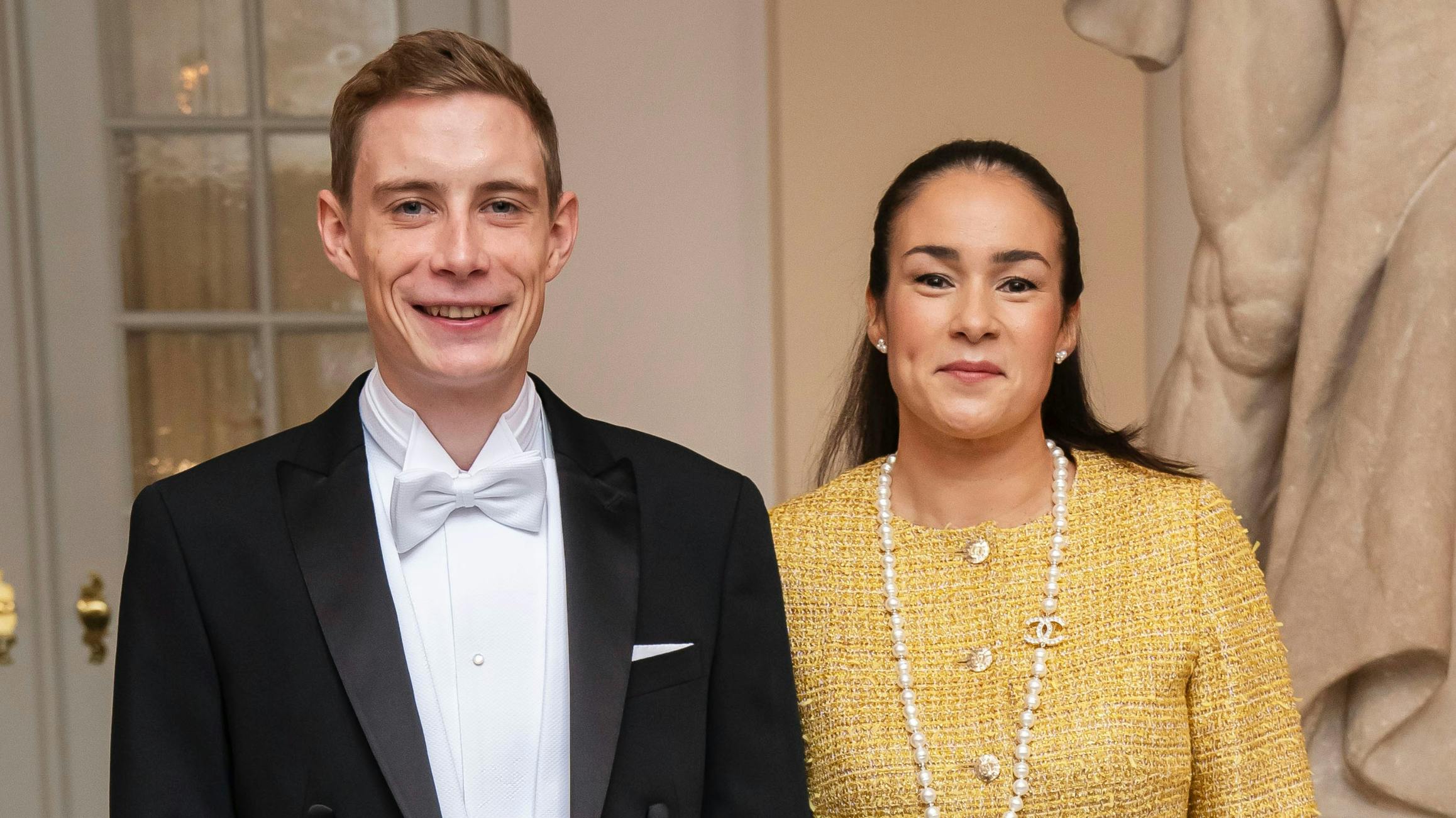 Jonas Vingegaard og Trine Marie Hansen.