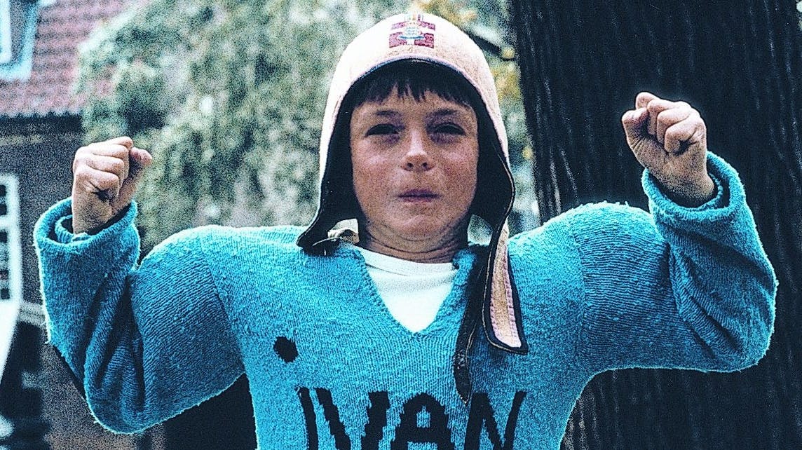 Ivan Olsen i "Gummi Tarzan" i 1981.