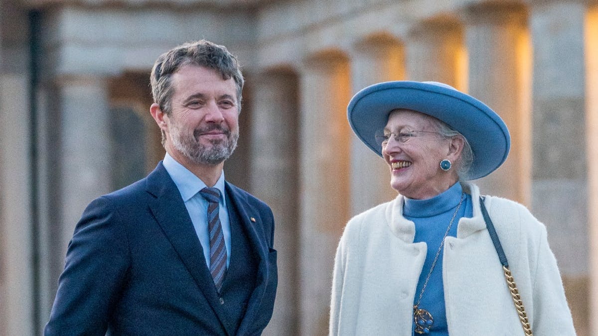 Kronprins Frederik og dronning Margrethe