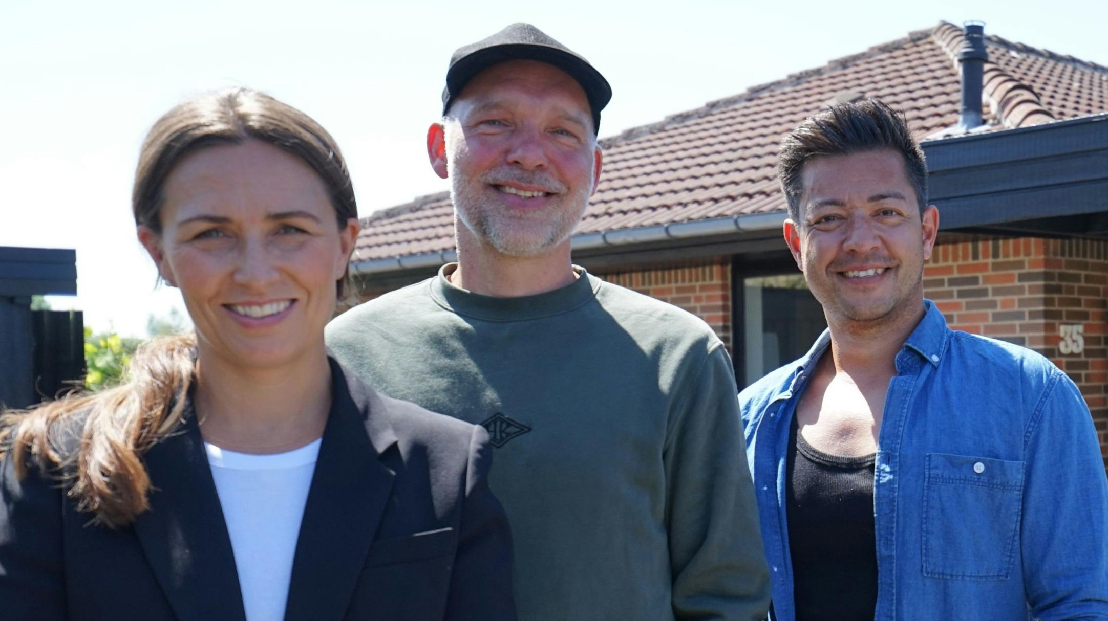 Line Franck, Kalle Thesbjerg og Dennis Lindequist.