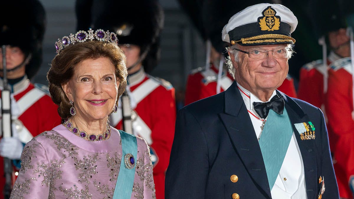 Sveriges dronning Silvia og kong Carl Gustaf. 