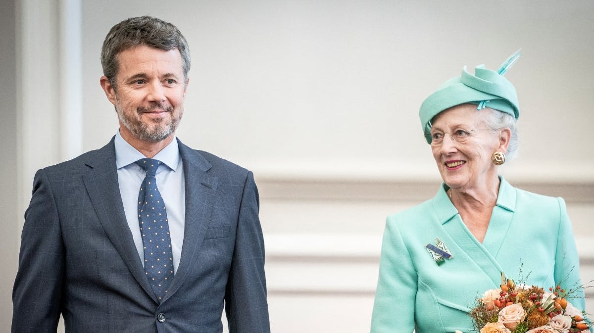 Kronprins Frederik og dronning Margrethe