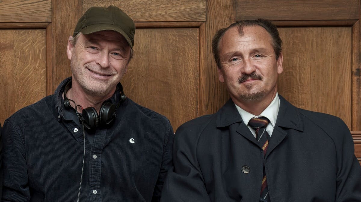 Bo Tengberg og Lars Ranthe under arbejder med "Anker".