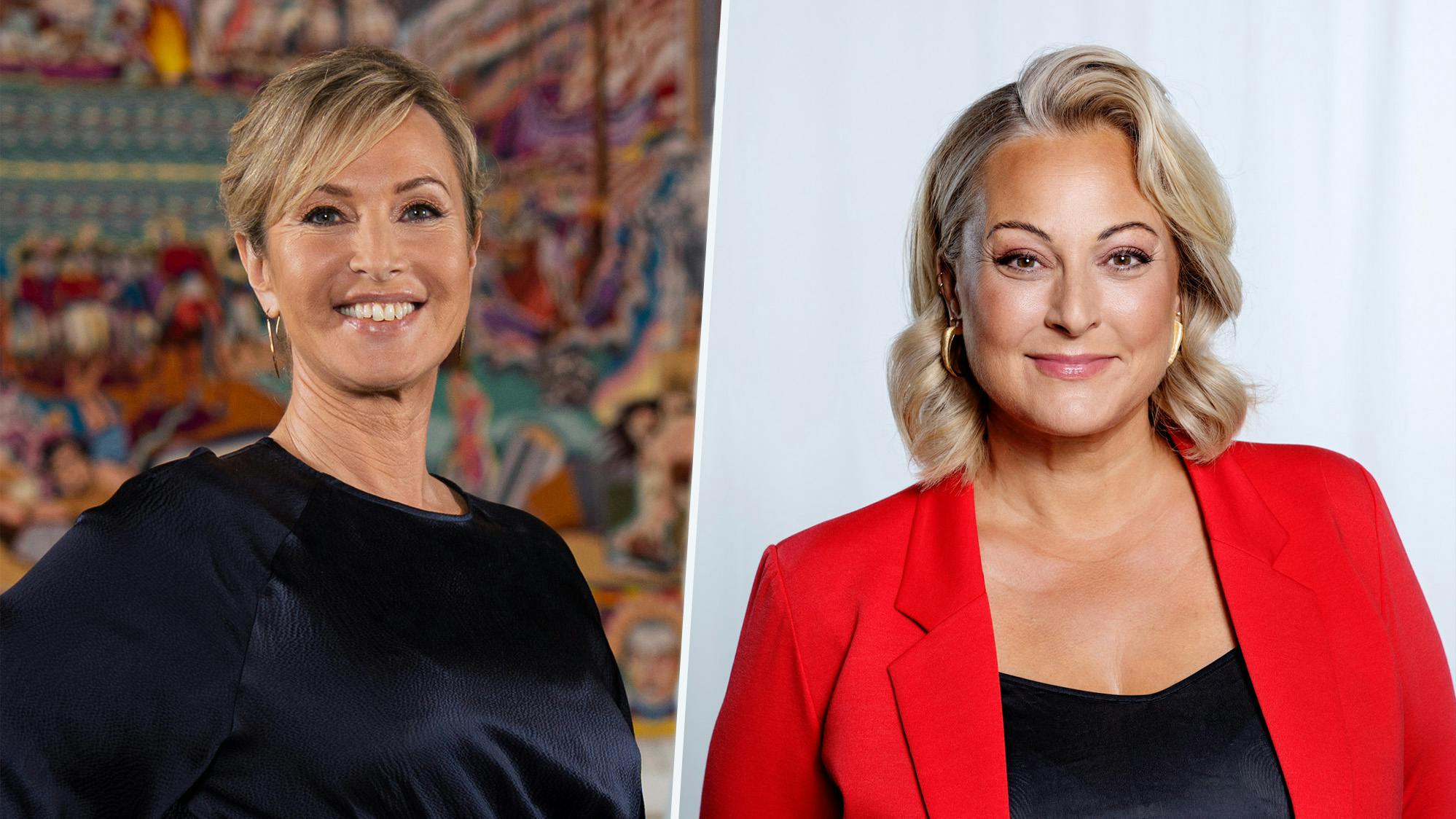 Natasja Crone og Stéphanie Surrugue.