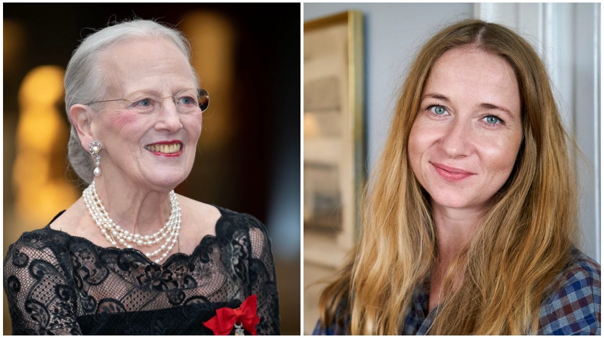 Dronning Margrethe og Ulla Vejby.