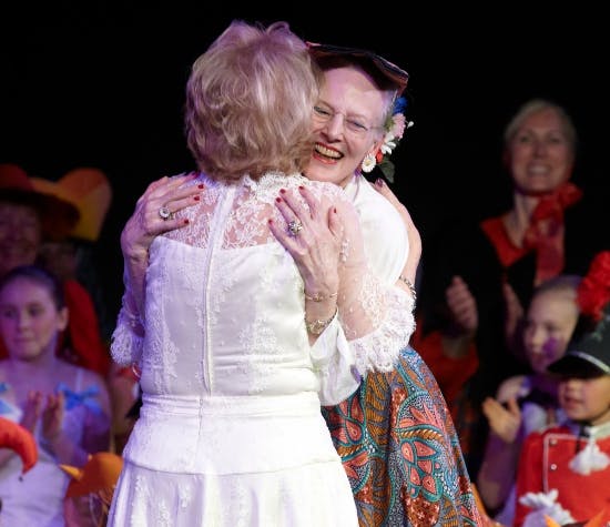 Susanne Heeering og dronning Margrethe.