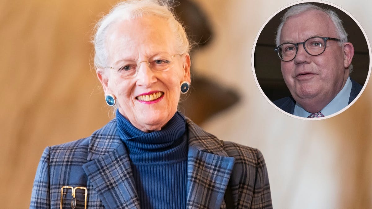 Dronning Margrethe og Hans Engell