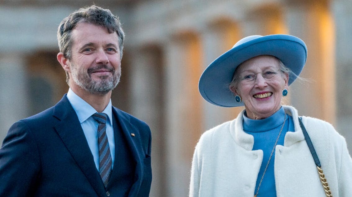 Kronprins Frederik og dronning Margrethe.