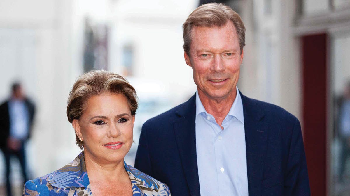 Storhertuginde Maria Teresa og storhertug Henri.