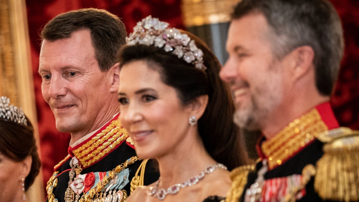 Prins Joachim sammen med kronprinsesse Mary og kronprins Frederik
