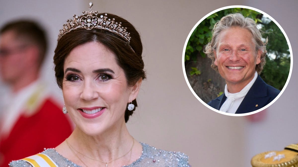 Kronprinsesse Mary og Jesper Høvring. 
