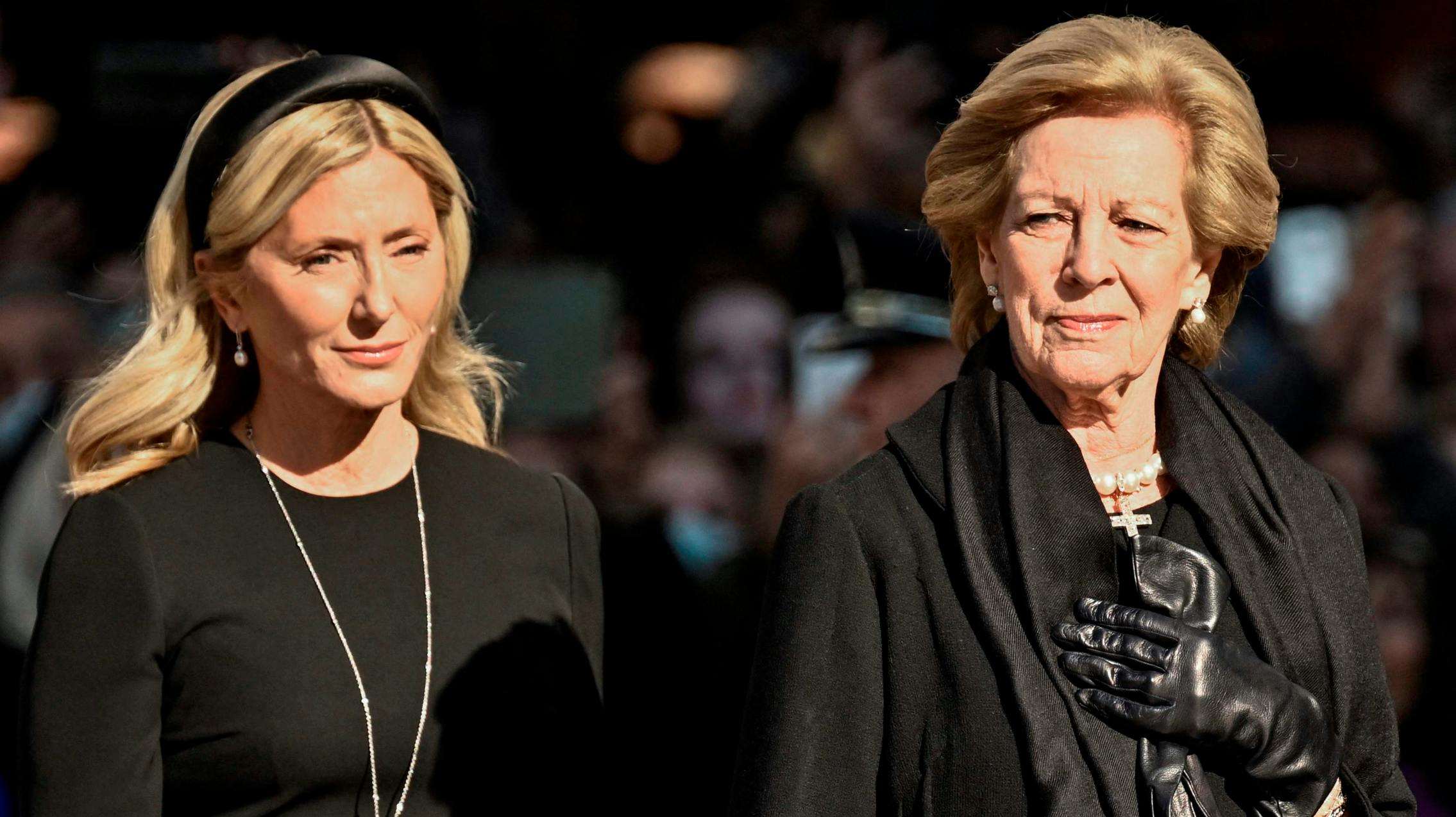 Kronprinsesse Marie-Chantal og dronning Anne-Marie.