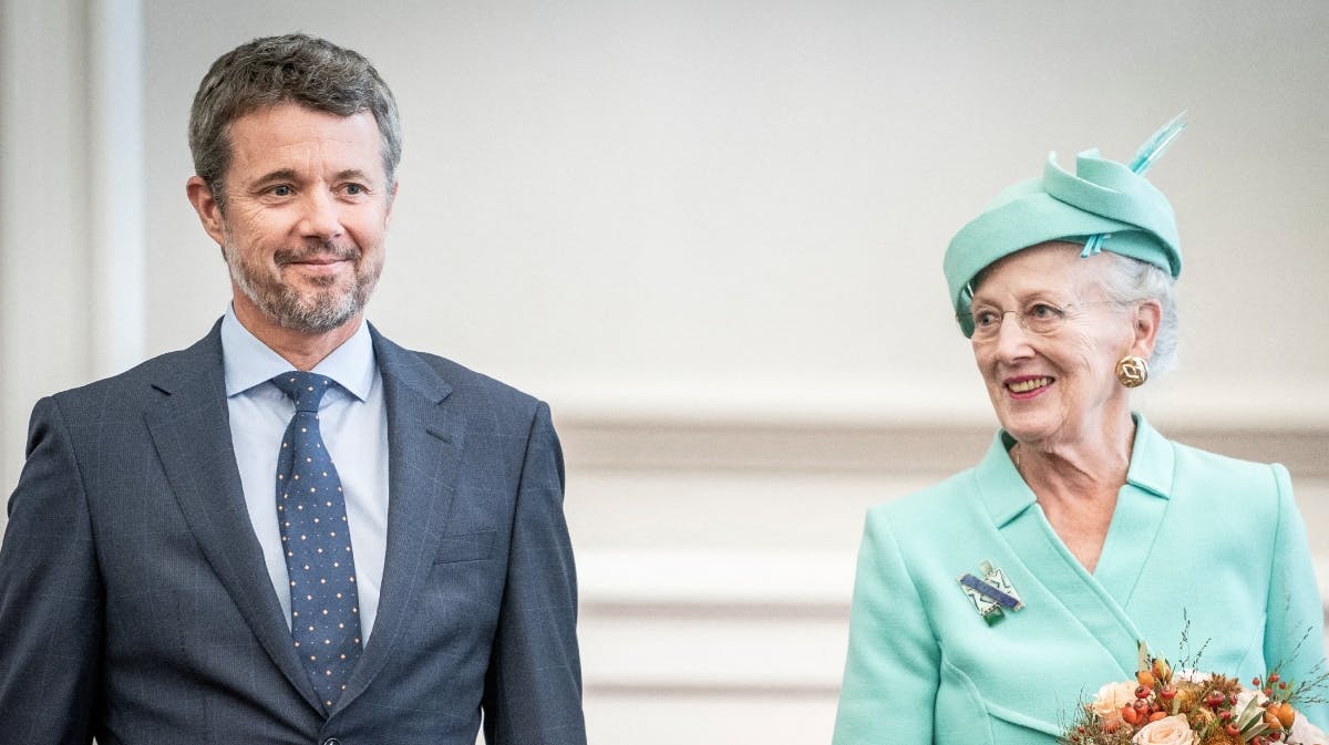Kronprins Frederik og dronning Margrethe