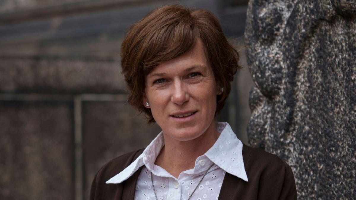 Maria Rich i rollen som Ingrid Jørgensen i "Anker". 