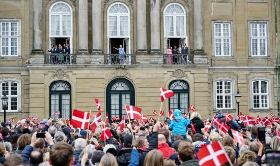 Dronning Margrethe hyldes på sin 83-års fødselsdag.