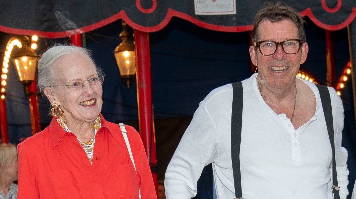 Dronning Margrethe og Søren Østergaard