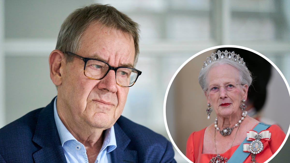 Poul Nyrup Rasmussen. Indsat foto: Dronning Margrethe