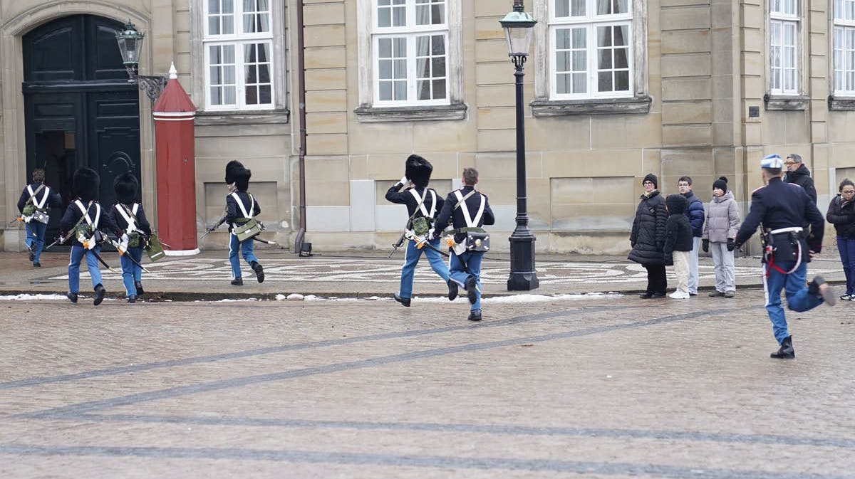 Amalienborg Slotsplads. 