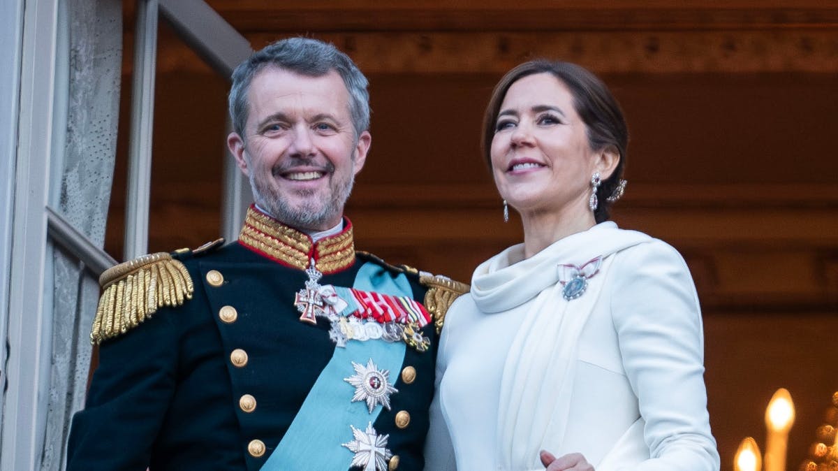 Kong Frederik og dronning Mary inviterer søndag aften til privat middag.