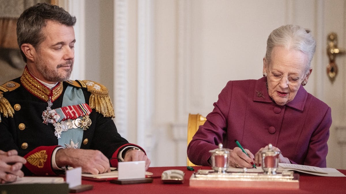 Kong Frederik og dronning Margrethe