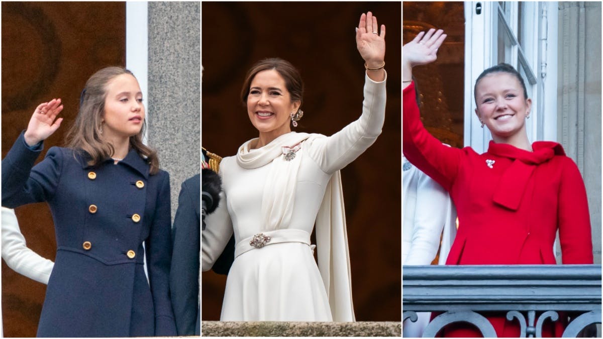 Prinsesse Josephine, dronning Mary og prinsesse Isabella.&nbsp;