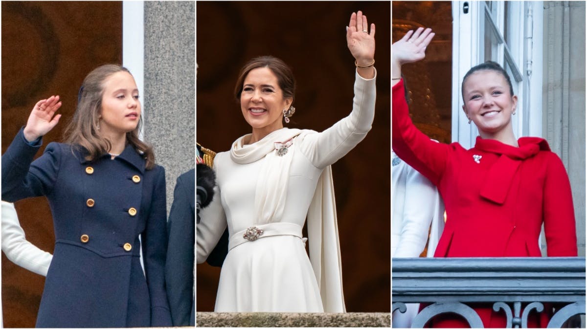 Prinsesse Josephine, dronning Mary og prinsesse Isabella. 